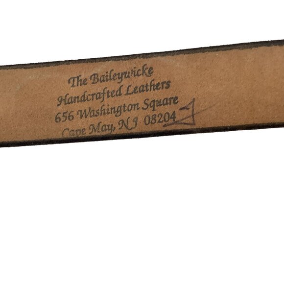 Native American Handcrafted Ladies Black Leather Belt Buckle Baileywicke John 01 main image 13
